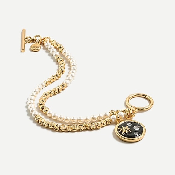 J. Crew Jewelry - J. Crew Celestial pearl chain bracelet